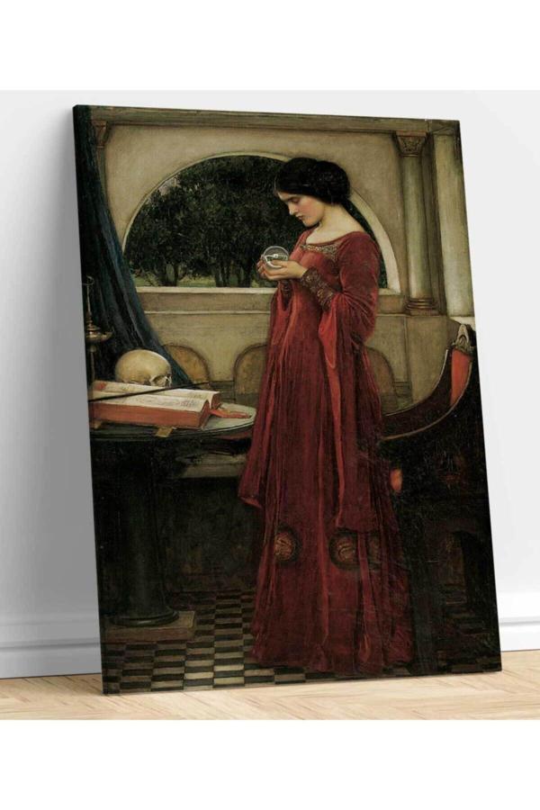 John William Waterhouse Kristal Top Kanvas Tablo - Image 1