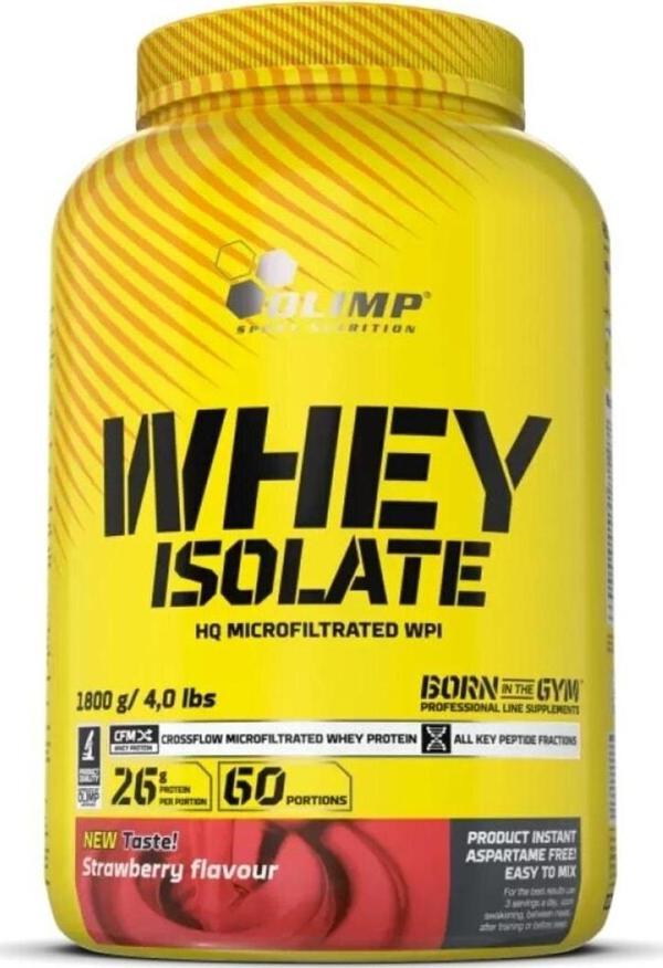Olimp Pure Whey Protein Isolate 1800 gr Çilek - Image 1