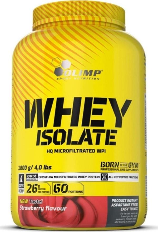 Olimp Pure Whey Protein Isolate 1800 Gr Çilek Aromalı - Image 1