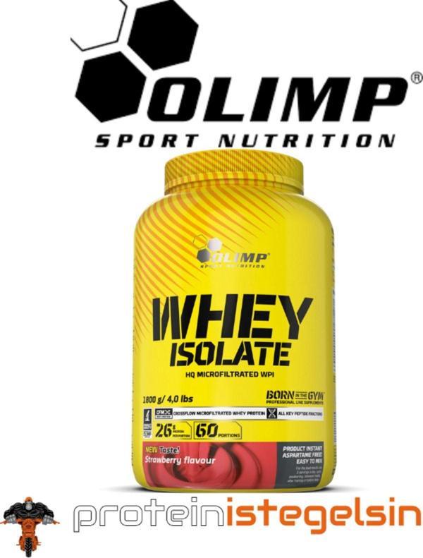 Olimp Whey Isolate Protein 1800 Gr Çilek Aromalı - Image 1