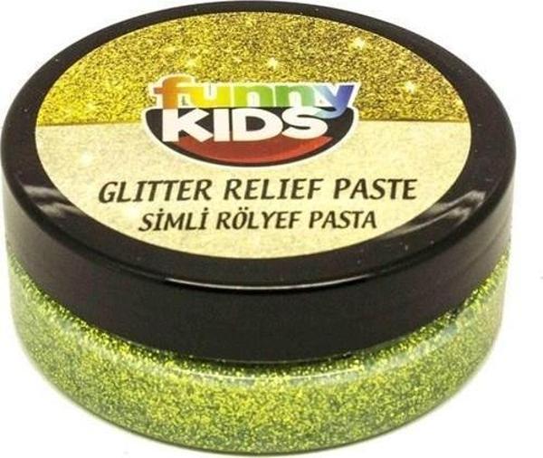Funny Kids Simli Rölyef Fıstık Yeşili 50cc - Image 1