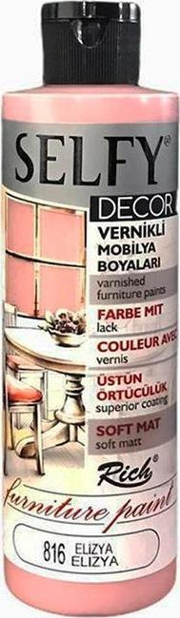 Rich Selfy Decor Vernikli Boya Elizya 240cc - Image 1