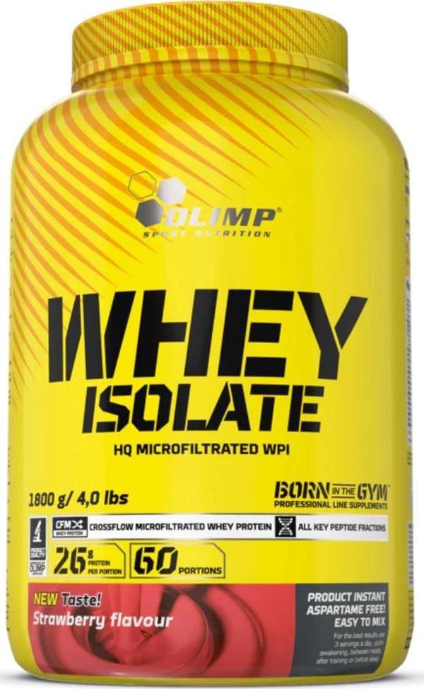 Olimp Whey Protein Isolate Çilek 1800g - Image 1