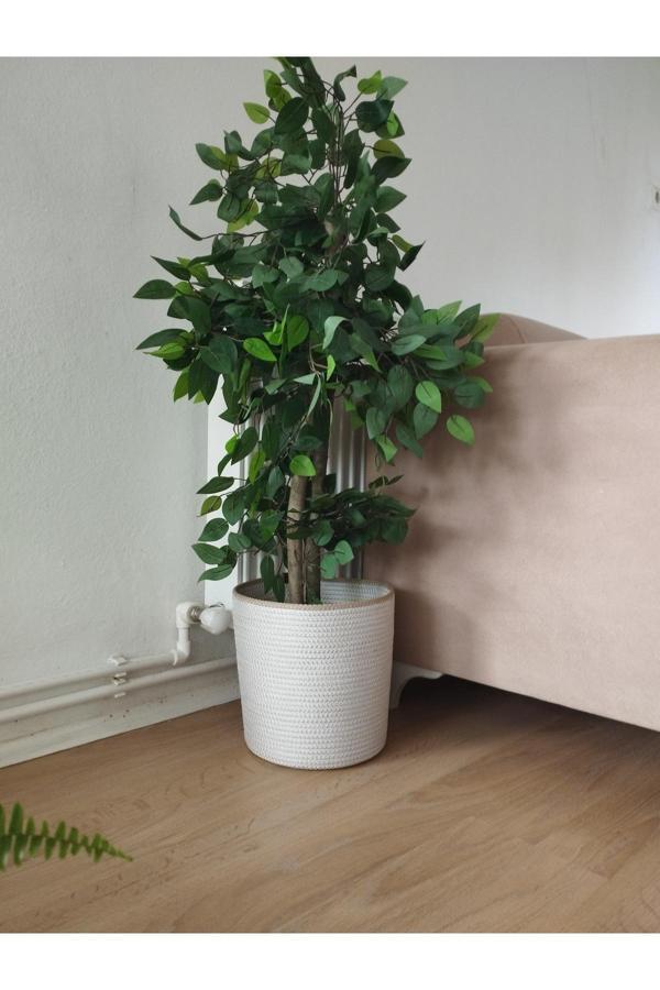 Bayram Taşçıoğlu Home Desing Dekoratif Düzenleyici Sepet Saksılık Hediyelik Sepet Çamaşır Battaniye Sepeti - Image 1