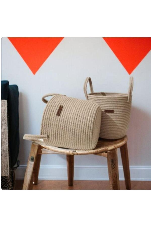 Bayram Taşçıoğlu Home Desing 2 Adet Sepet Saksılık - Image 1