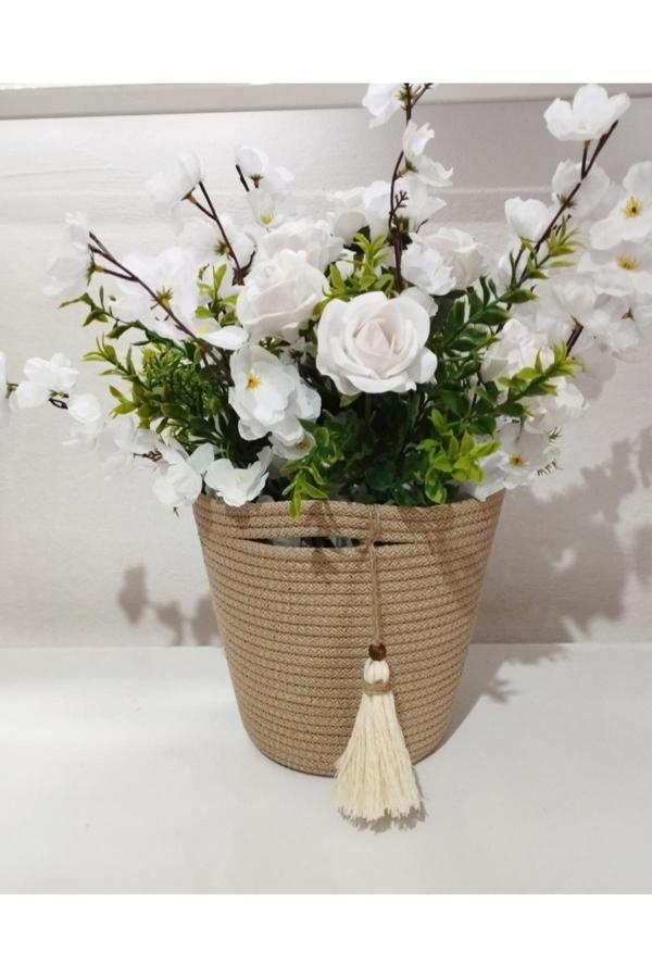 Bayram Taşçıoğlu Home Desing Dekoratif Düzenleyici Sepet, Saksı, Saksılık,Saksı Giydirme Sepeti. - Image 1