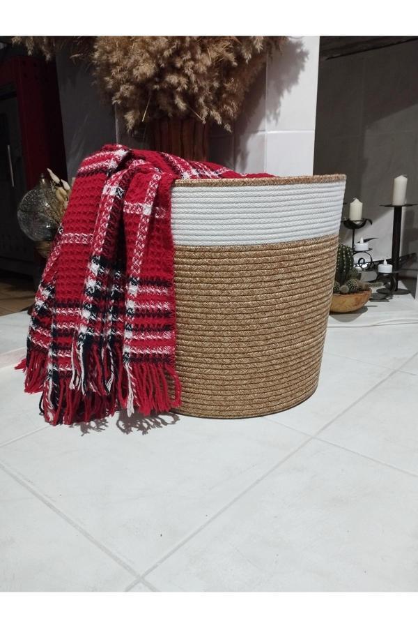 Bayram Taşçıoğlu Home Desing Hasır,Jüt Bohem Sepet Saksılık Düzenleyici Organizer Hediyelik Sepet - Image 1