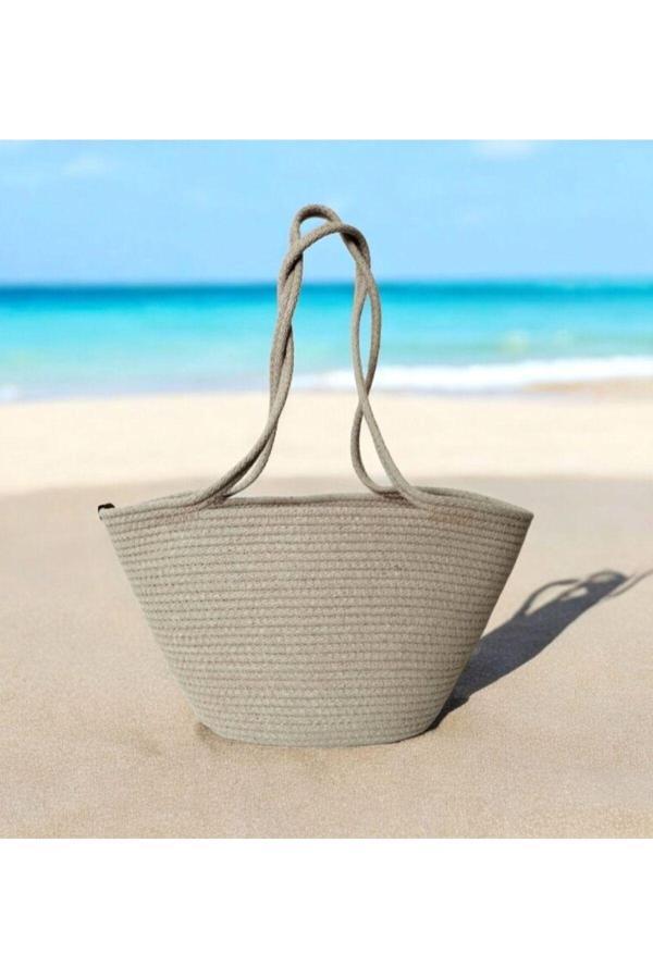 Bayram Taşçıoğlu Home Desing Hasır Plaj Çanta - Image 1