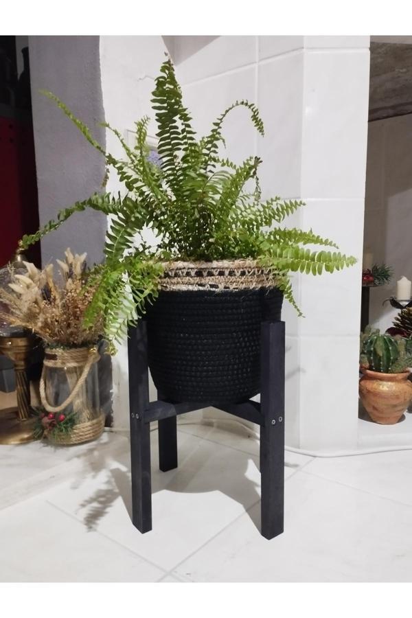 Bayram Taşçıoğlu Home Desing 2 Li Set Ayaklı Saksılık Ve Çiçeklik Sepet - Image 1