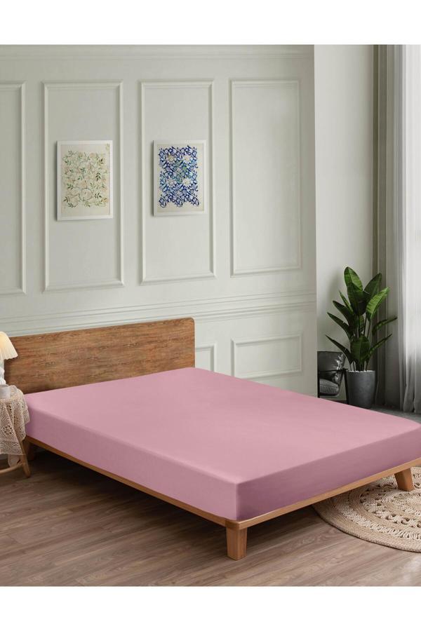 Vivesta Home %100 Pamuk Penye Lastikli Çarşaf | Tek Ve Çift Kişilik | Yumuşak, Nefes Alan Kumaş – Renk Seçenekli - Image 1