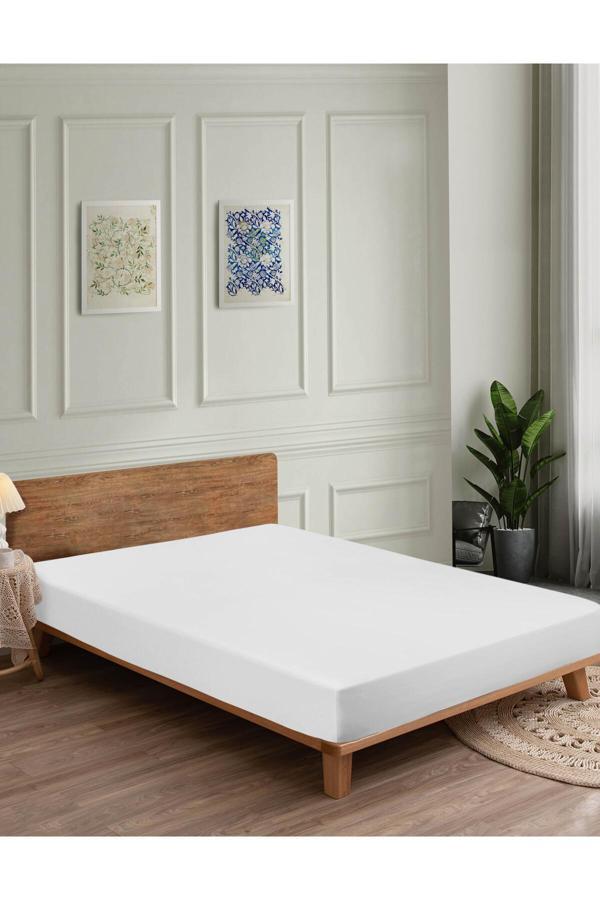 Vivesta Home %100 Pamuk Penye Lastikli Çarşaf | Tek Ve Çift Kişilik | Yumuşak, Nefes Alan Kumaş – Renk Seçenekli - Image 1