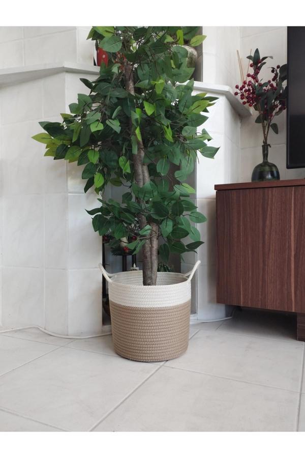 Bayram Taşçıoğlu Home Desing 24X20 Sepet Saksılık Hediyelik Sepet Saksılık - Image 1