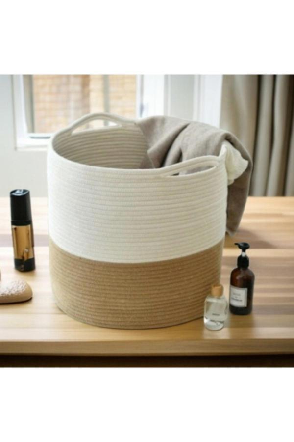 Bayram Taşçıoğlu Home Desing 30X30 Çok Amaçlı Sepet Saksılık Düzenleyici Sepet Saksılık Çamaşır Sepeti Hediyelik Sepet - Image 1