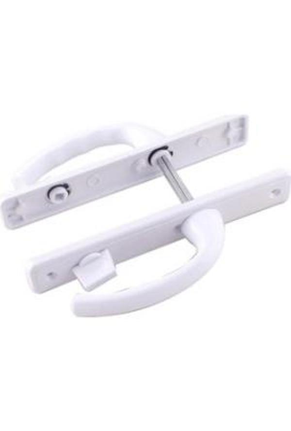 POŞETLİ BANYO-WC - KİLİTLİ BEYAZ PVC KAPI KOLU (5365) - Image 1