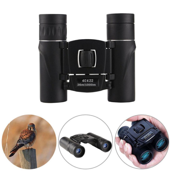 40x22 Cepte Taşımalı Kauçuk Kaplamalı Mini Dürbün 1000m/36m - Image 1