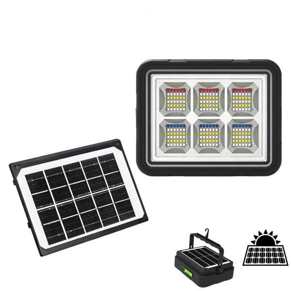 150W Güneş Enerjili Solar Kamp Feneri - Projektör WS-5570 - Image 1