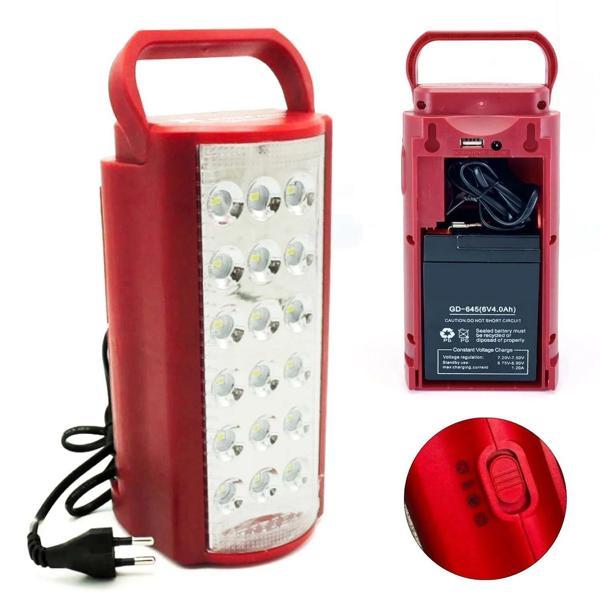 24 Led Şarjli Işıldak 3000 Mah DL2424 - Image 1