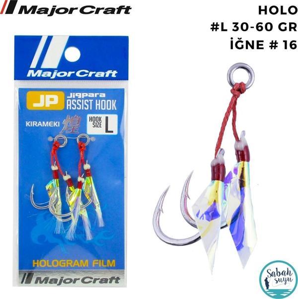 Major Craft Jigpara Çiftli Asist İğne Holo #L 30-60gr (2 Adet) - Image 1