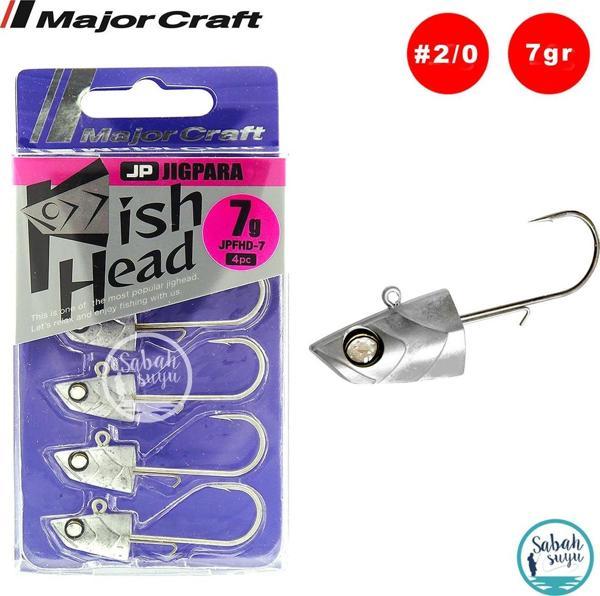 Major Craft Jigpara Fish Head JPFHD-7gr #2/0 (4 Adet) - Image 1