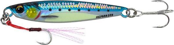 Major Craft Jigpara Short JPS-20gr 62mm #99 Live Damage Sardine Glow Belly (UV) - Image 1