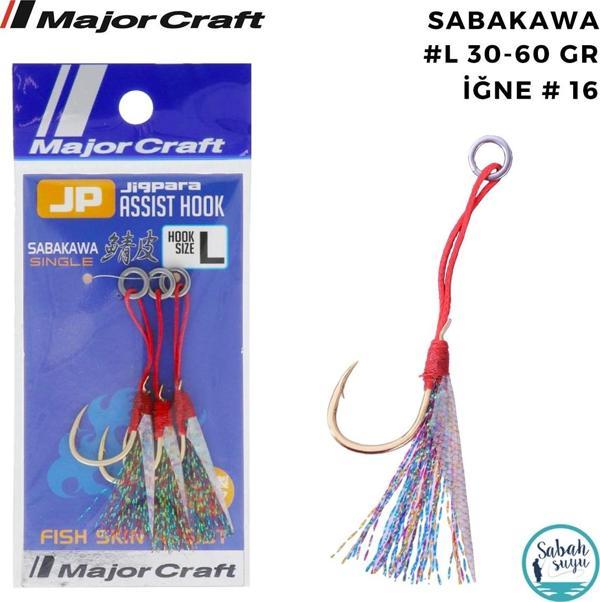 Major Craft Jigpara Tekli Asist İğne Saba #L 30-60gr (3 Adet) - Image 1