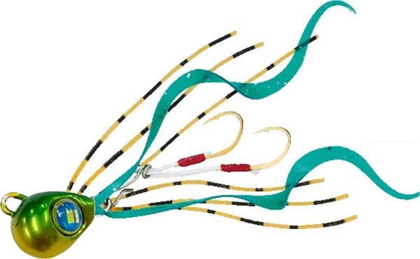 Major Craft Nano Rubber 10gr 004 Keimura Green Gold - Image 1