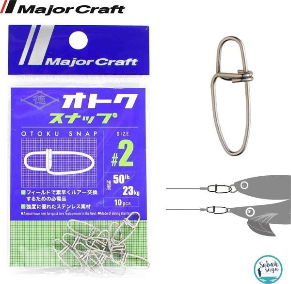 Major Craft Otoku Snap Klips #2 23kg (10Ad) - Image 1