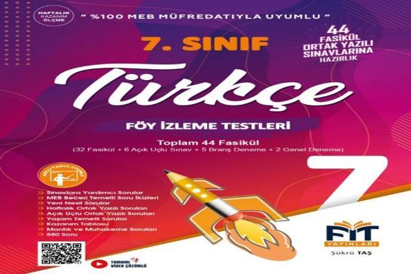 Fit Yayınları 7. SINIF TÜRKÇE FÖY İZLEME TESTLERİ - Fit Yayınları - Image 1