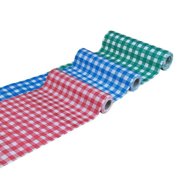 Pratikser Tek Kullanımlık Masa Örtüsü (Kırmızı-Mavi-Yeşil) - 100x120cm - 3 Rulo - Image 1