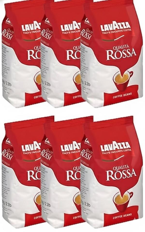 Lavazza Qualita Rossa Çekirdek Kahve 6 x 1 KG - Image 1