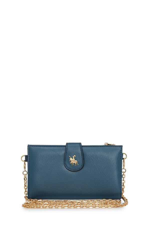 David Jones Zincir Detaylı Askılı Kadın Cüzdan CZ102-1 - Image 1