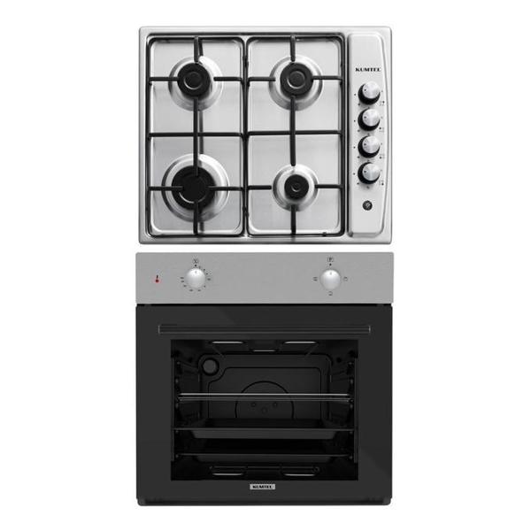 KUMTEL Inox Ankastre 2 li Set (Fırın-Ocak) - Image 1