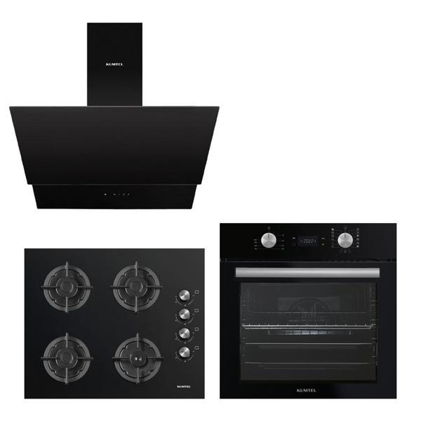 Kumtel Digital Plus 15 Programlı Ankastre Set - Siyah - Image 1