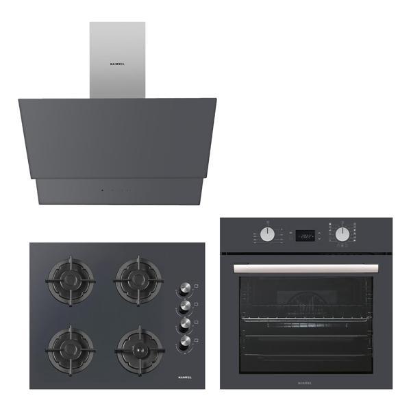 Kumtel Digital Plus 15 Programlı Ankastre Set - Antrasit(Gri) - Image 1