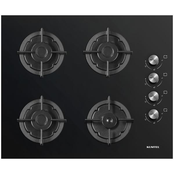 Kumtel Plus Siyah Cam Ankastre Ocak KO-40 TAHDF - Image 1