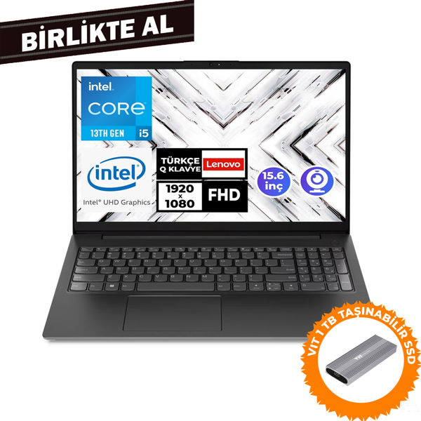 Lenovo V15 G4 IRU i5-13420H 24GB 1TB SSD 15.6" FHD W11P Notebook + VIT 1 TB SSD 83A100VCTR 027 - Image 1