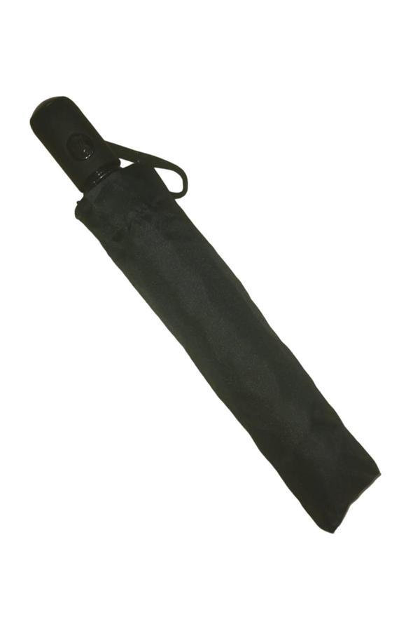 Kurtal Yarı Otomatik 8 Telli Şemsiye Siyah - Image 1