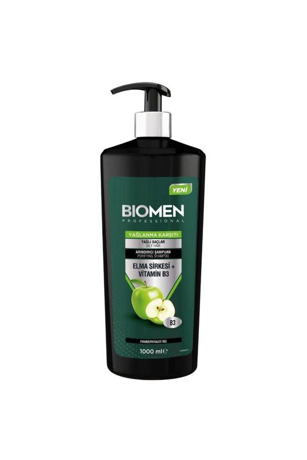 Biomen Şampuan 1000Ml. Elma Sirkesi+Vitamin B3 - Image 1