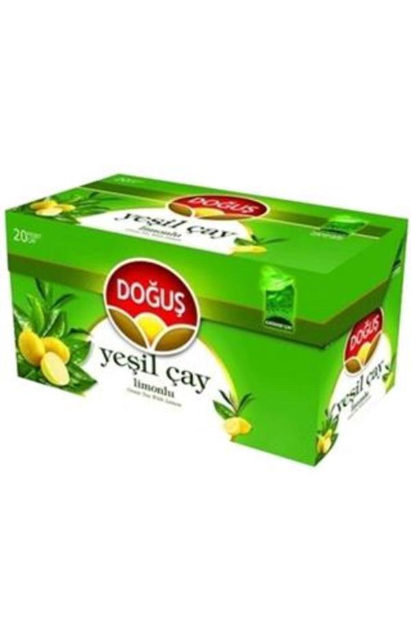 Doğuş Çay Doğuş Yeşil Çay Limonlu Bitki Çayı 20'Li 35 Gr. (4'Lü) - Image 1