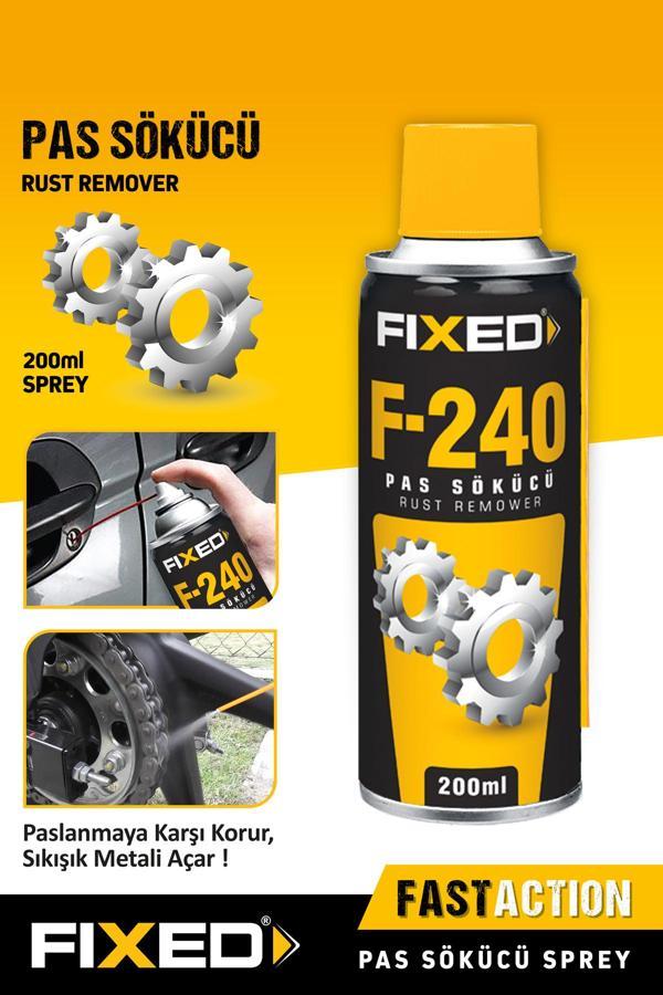 Fixed F-240 Pas Sökücü, Yağlayıcı ve Koruyucu Bakım Spreyi 200 ml - Image 1