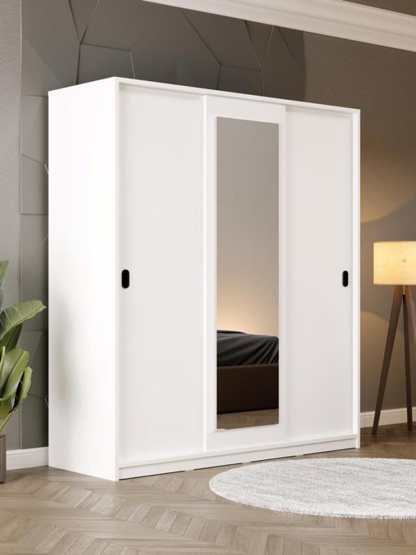 Kuzeylife Serena Aynalı Kayar Kapak Gardırop - Image 1