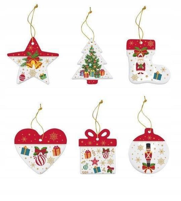 6'lı Porselen Süs Seti - Image 1