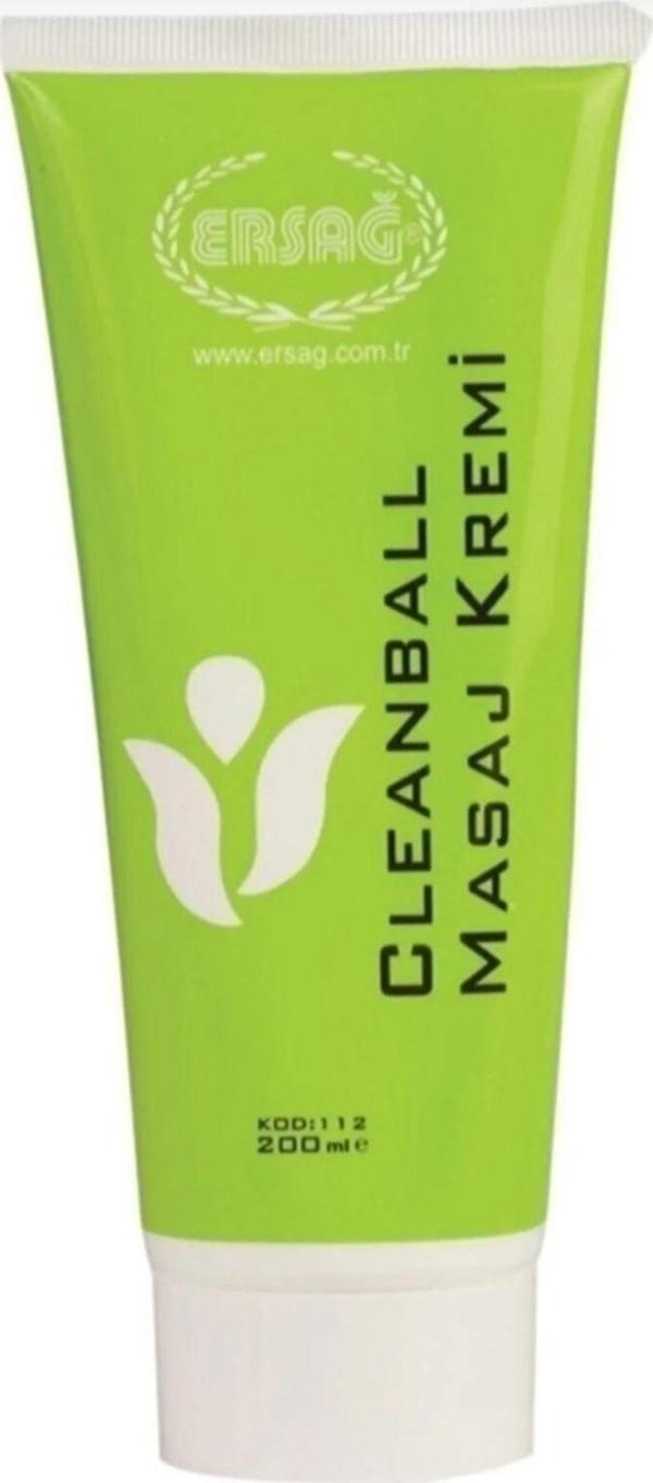 Ersağ Cleanball Masaj Kremi 200ml - Image 1