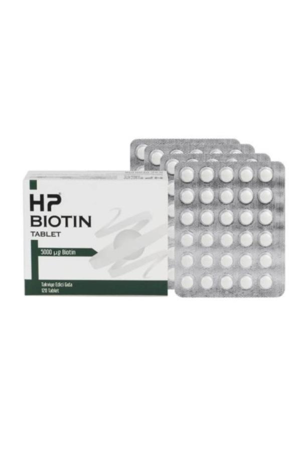 HP Biotin 5 Mg 120 Tablet - Image 1