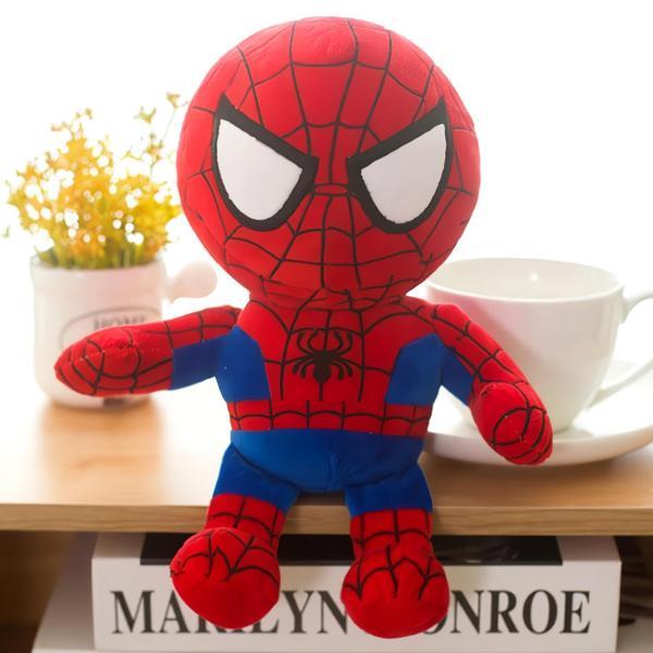 İthal Kumaş Marvel Spiderman Örümcek Adam Anime Versiyon Figür Peluş Oyuncak Uyku Oyun Arkadaşı 27cm - Image 1