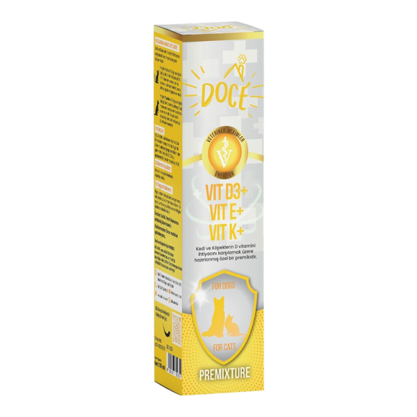 Doce Kedi Köpek Vit D3, Vit E, Vit K 50 ml - Image 1