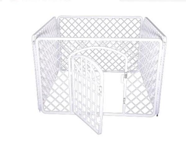 CLOVERPET PLASTİK KEDİ KÖPEK BAHÇE ÇİTİ 4 PANEL 90*60CM - Image 1