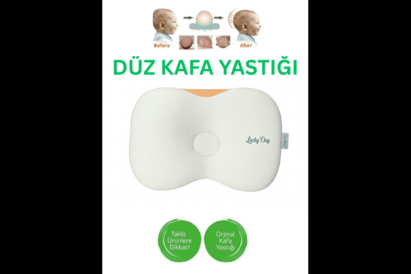 Organik %100 Pamuk Kumaş Kafa Yastığı Bebek Kafa Yastığı, Air Düz Kafa Yastık, Hava Alabilen Yastık - Image 1