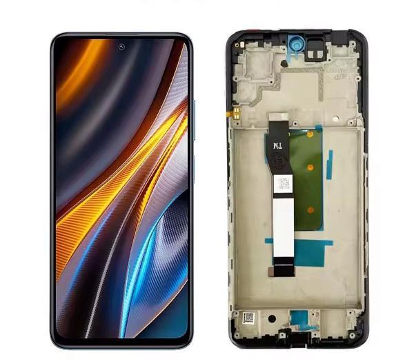 Xiaomi Uyumlu POCO X4 Gt Lcd Ekran Dokunmatik Siyah Çıtalı - Image 1