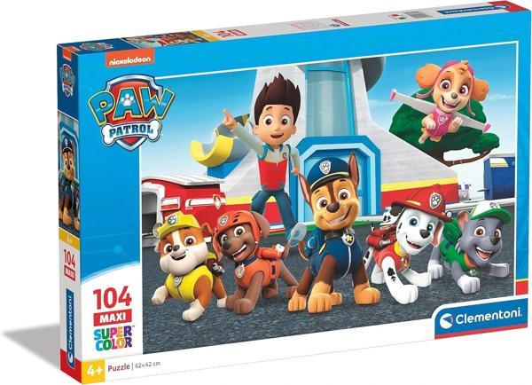 Clementoni - 104 Maxi Parça Puzzle - Paw Patrol - 23753 - Image 1